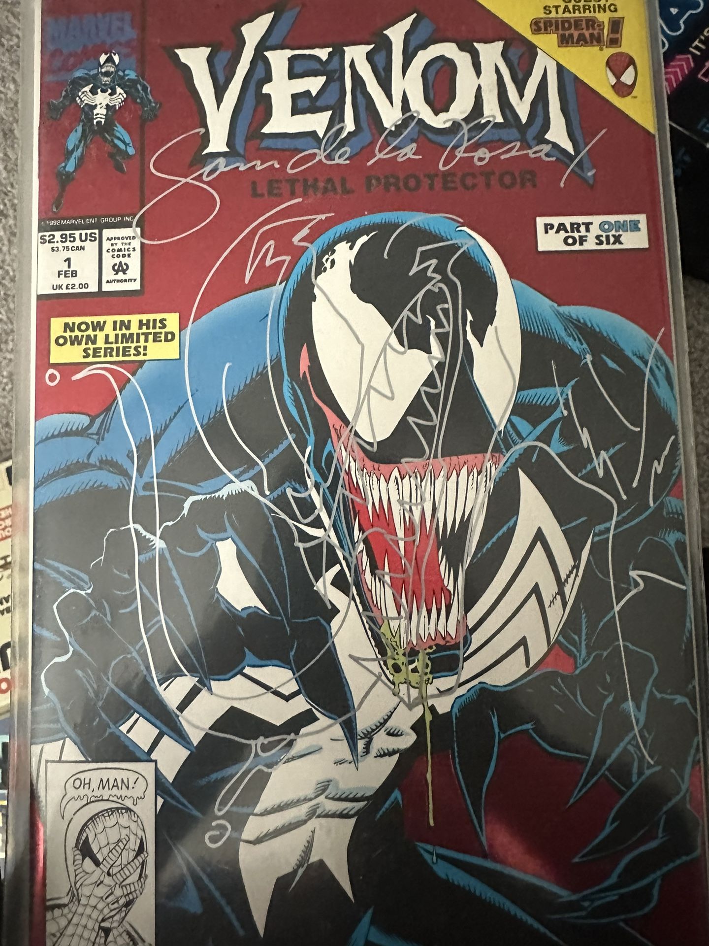 Venom Lethal Protector - Signed by Sam De La Rosa