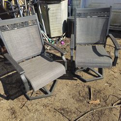 The prices firm.. to cast aluminum swivel patio chairs