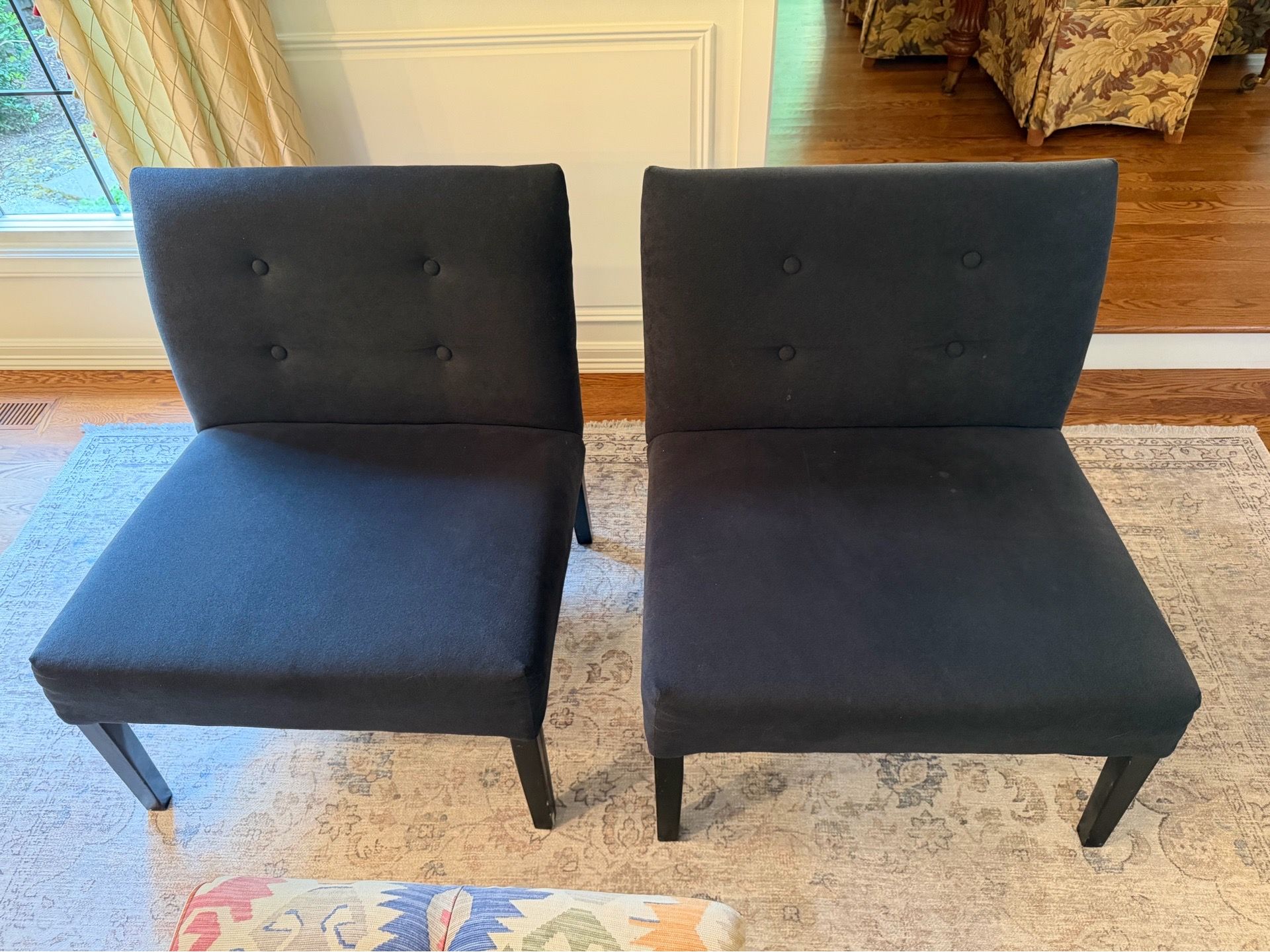 2x Lounge Chair (navy)