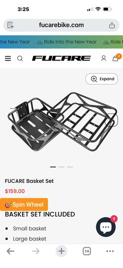 FUCARE Basket Set Electric Scooter 