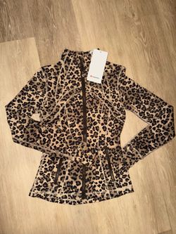 Lulu define cheetah print jacket