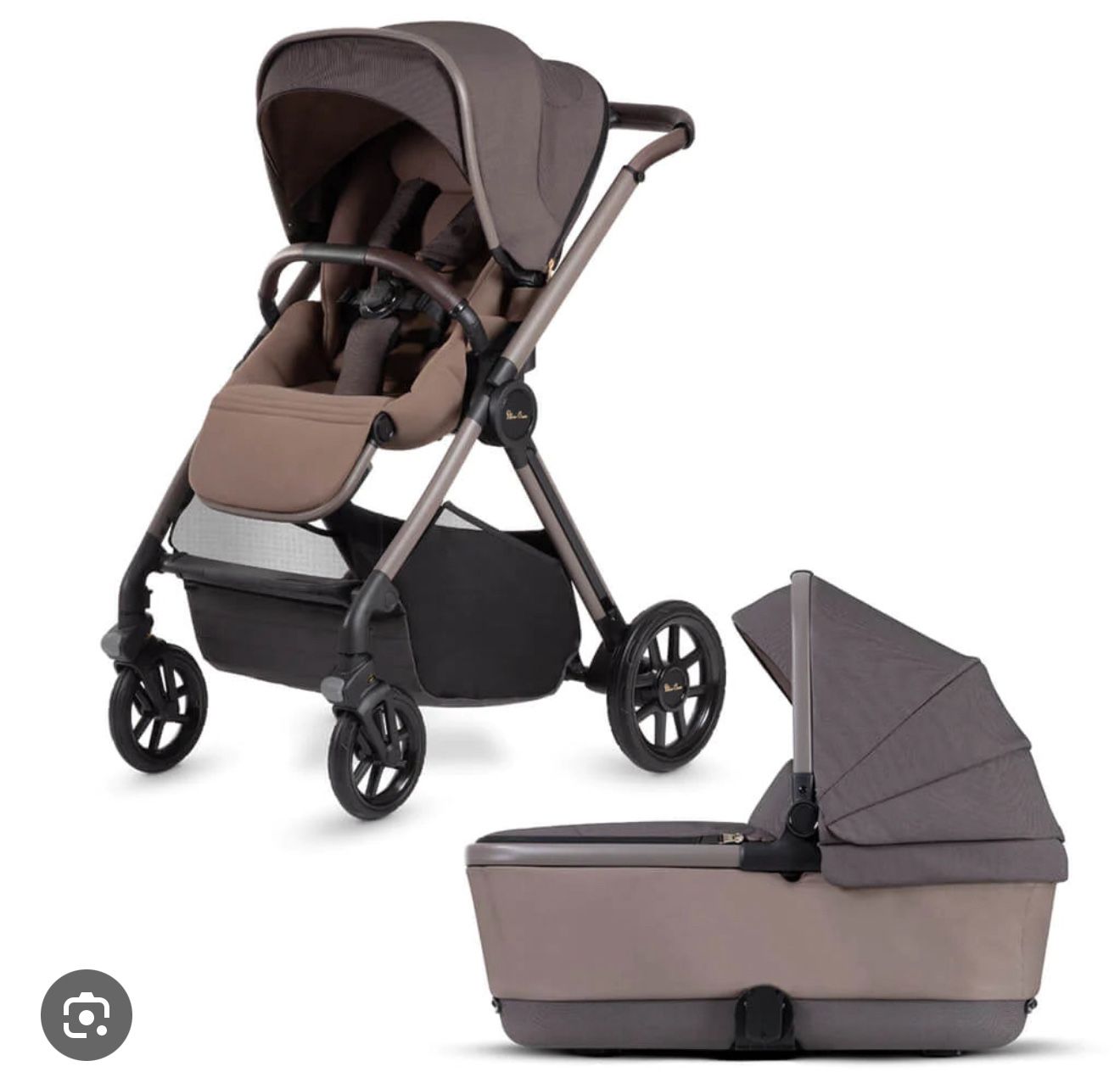 Silver Cross Reef Stroller + Bassinet Earth Tone
