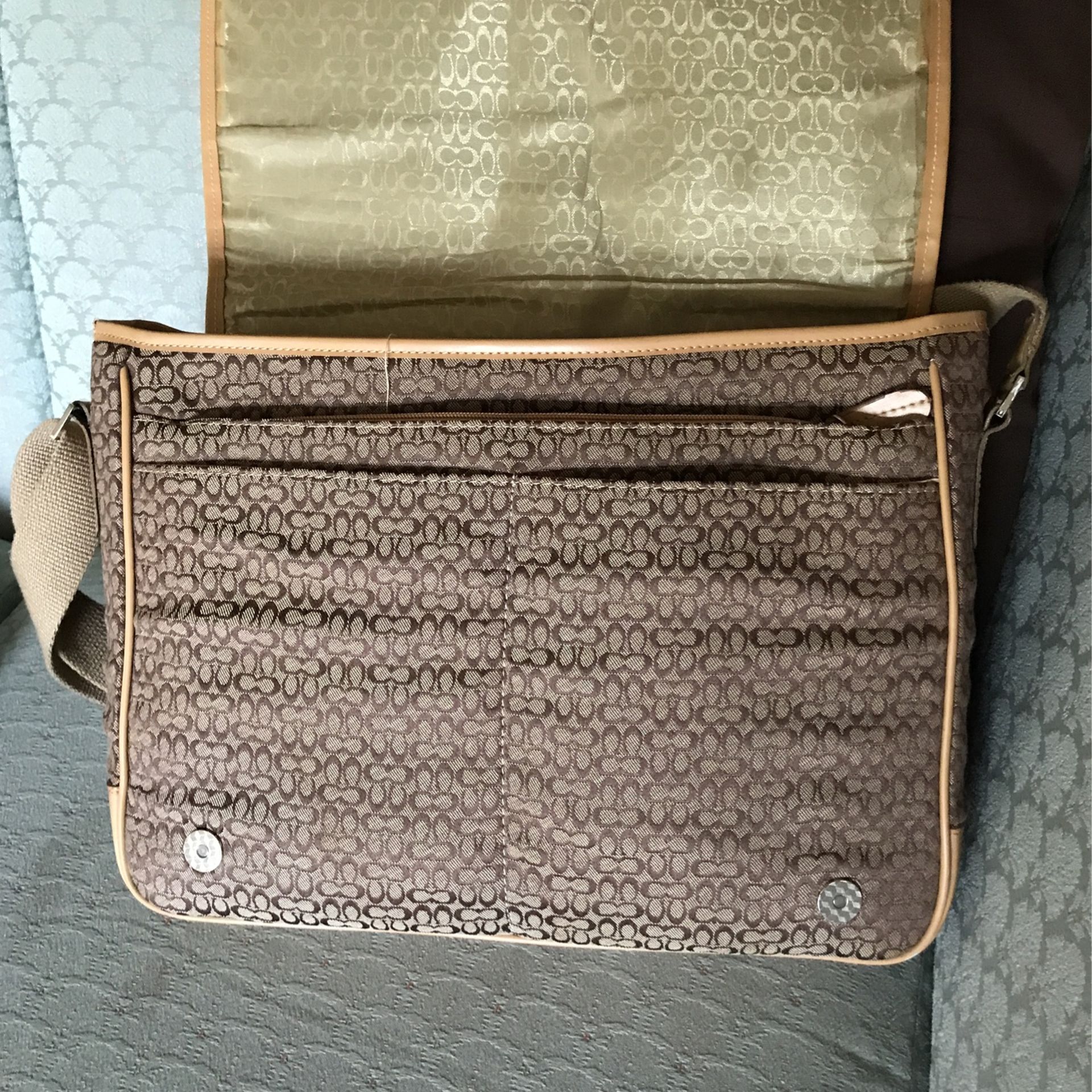 Coach Computer Shoulder Hand Bag