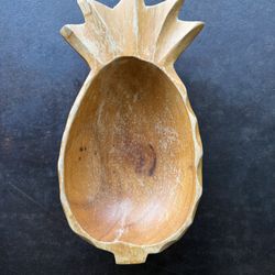 MCM Wooden Pineapple Bowl