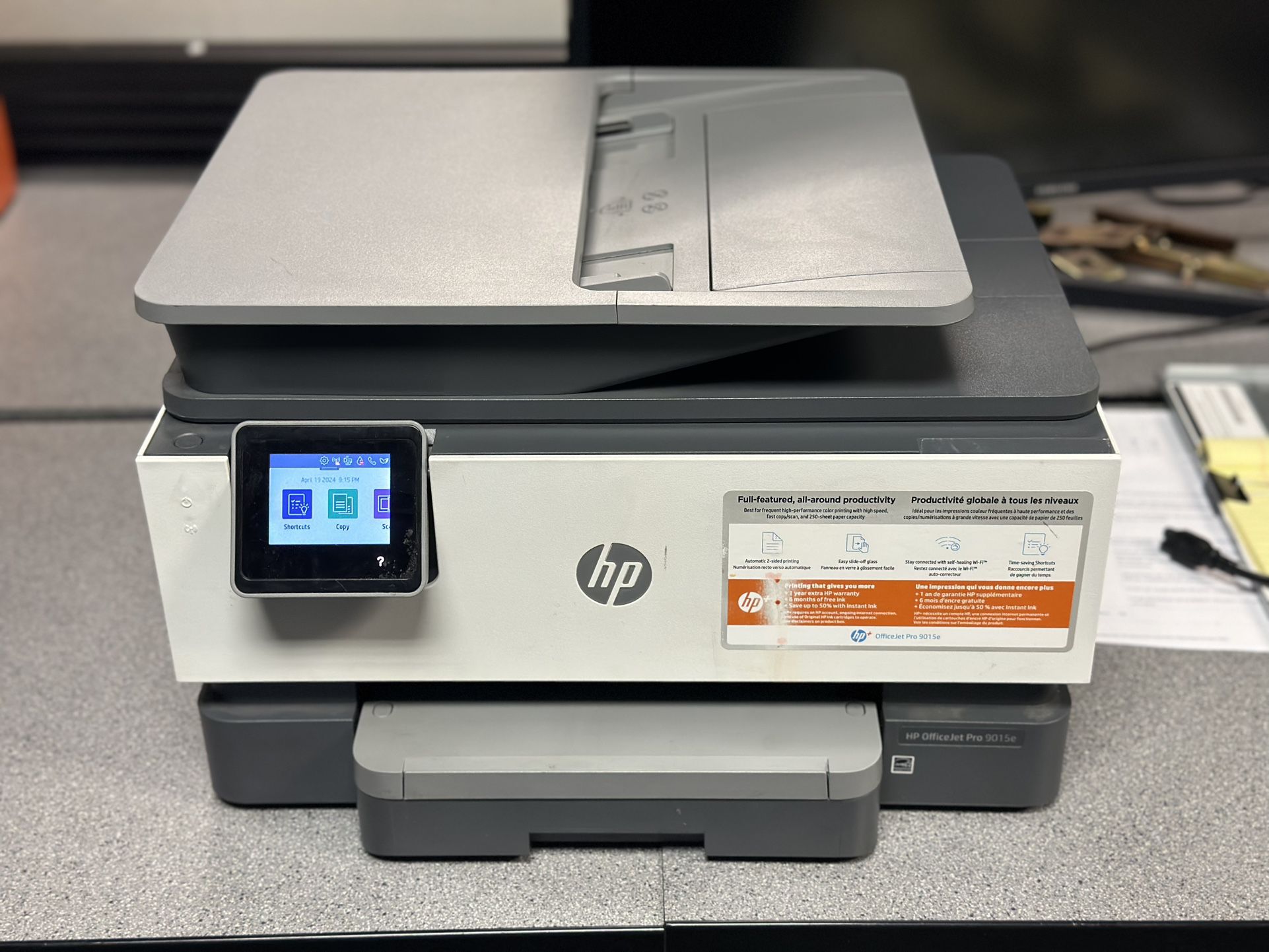 HP OfficeJet Pro 9015e Wireless Inkjet Printer 
