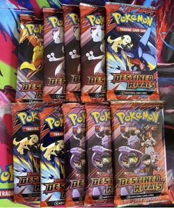 Pokemon Destined Rivals Booster Pack X 27