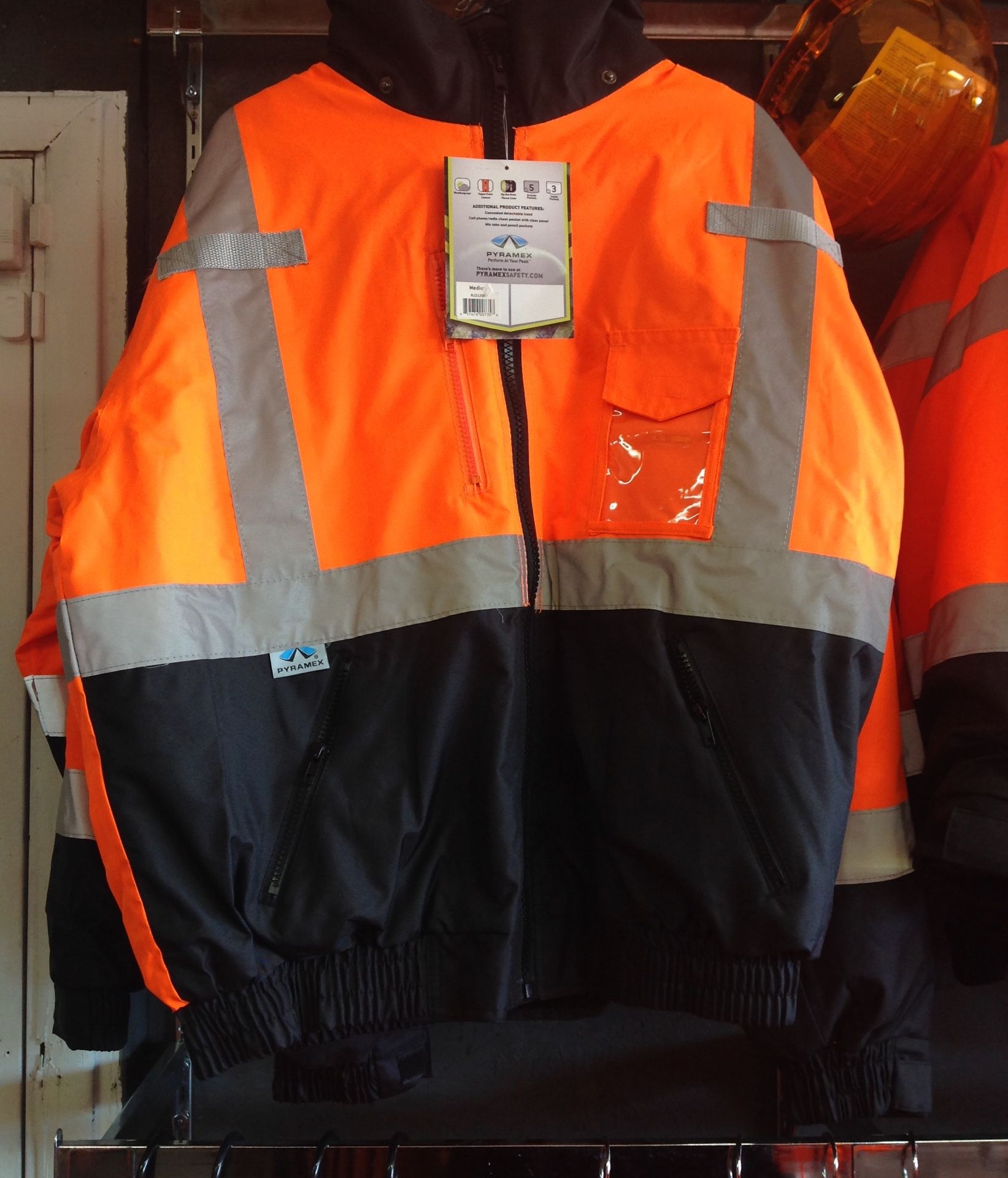Class 3 High Visibility Safety Jacket with Removable Fleece