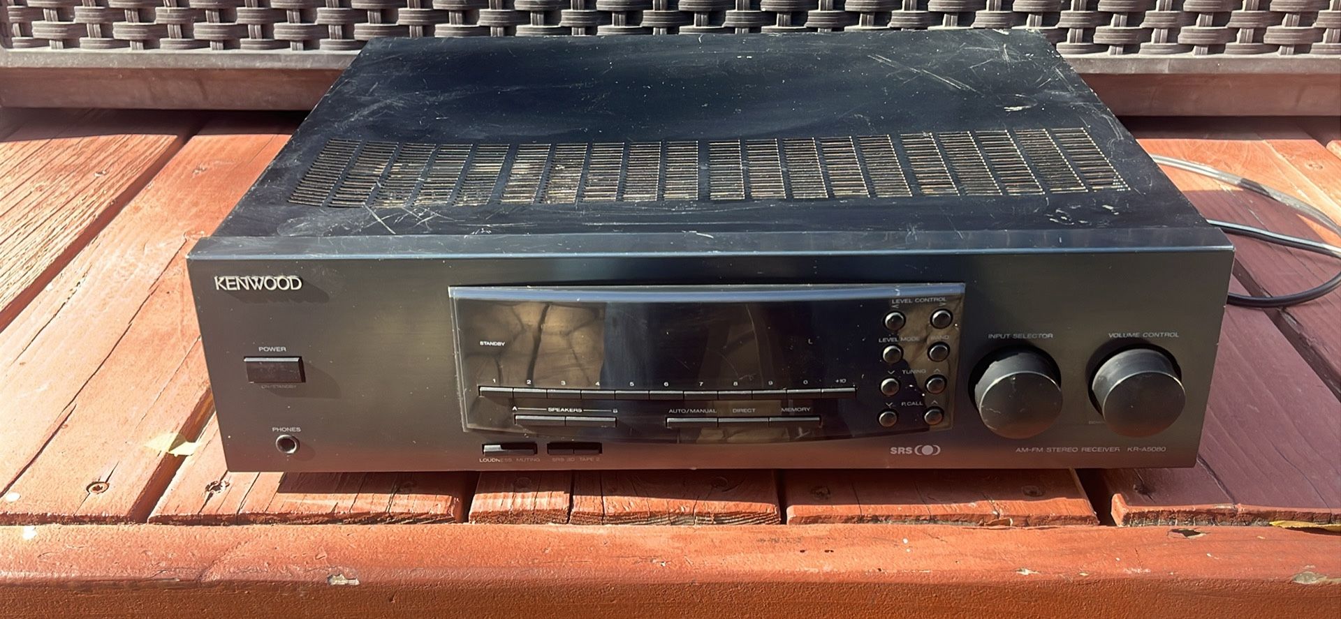 Kenwood AM/FM Stereo Receiver Working!!! Model KR-A5080