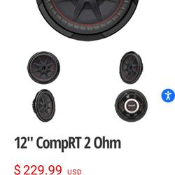 BRAND NEW KICKER SHALLOW MOUNT SUBWOOFERS 