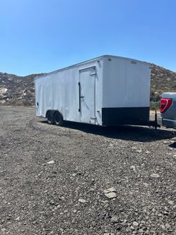 ENCLOSED TRAILERS, TITLE IN HAND, 20’ X 8’