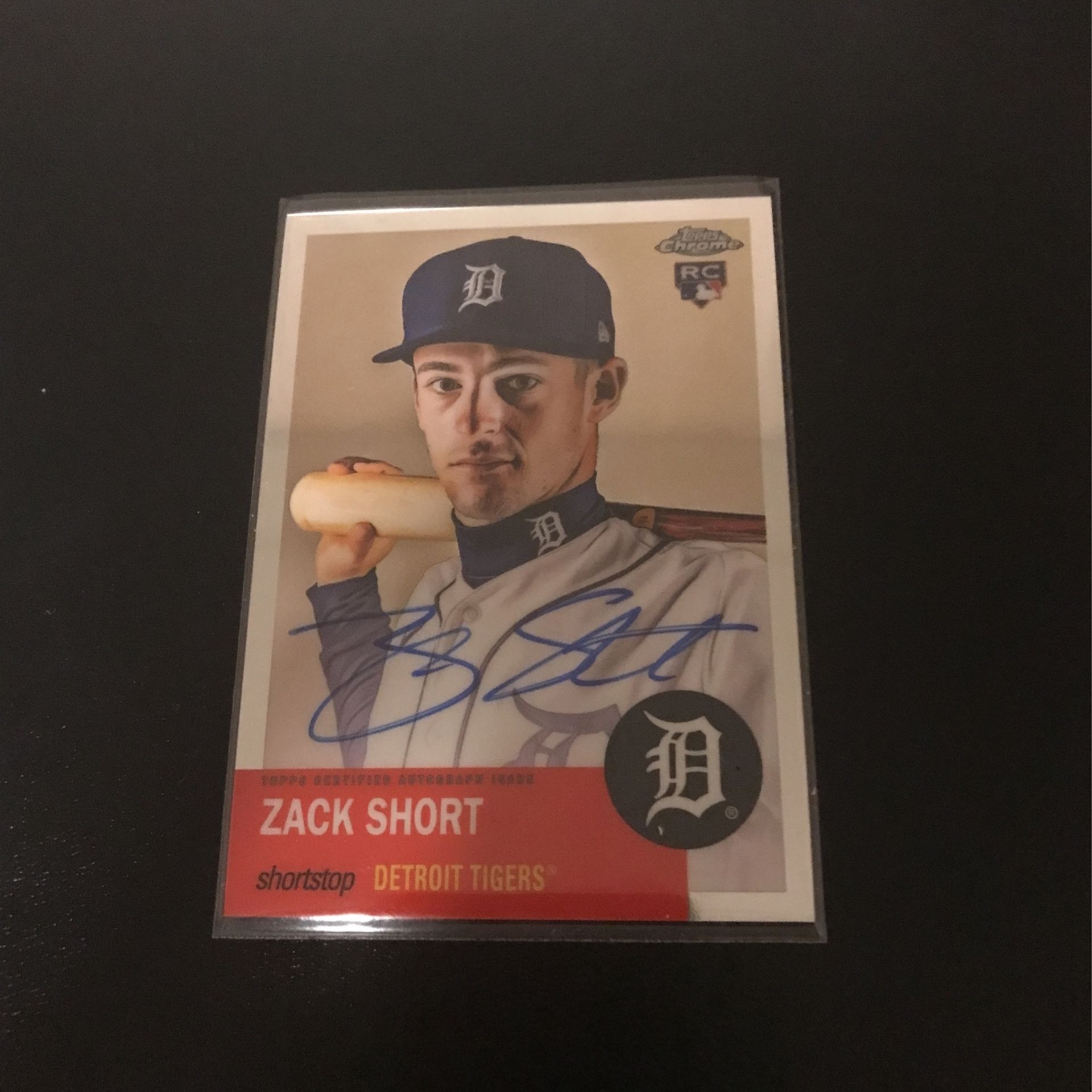 2022 Topps Chrome Platinum - Zack Short Rookie Card Auto