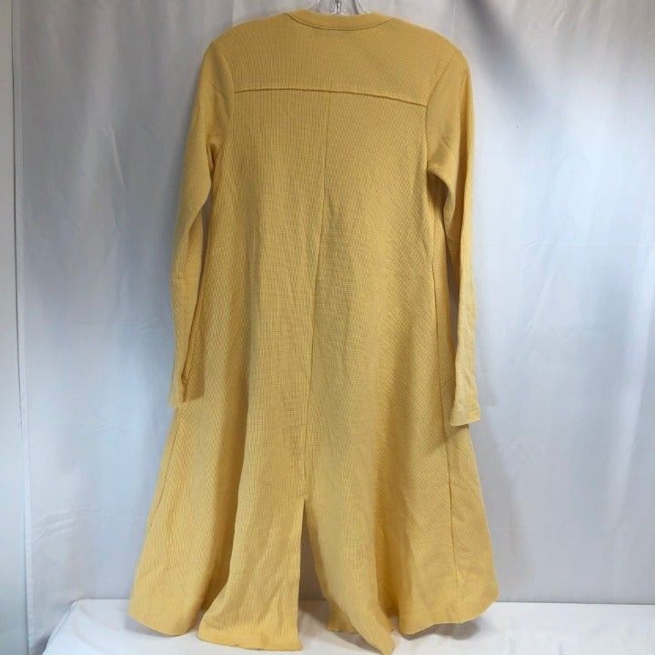 LOGO Lounge by Lori Goldstein Waffle Knit Cascading Cardigan