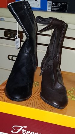 I have a brown pair and a black pair they are a 9 and 1/2 but fit like a 9 brand new never wore