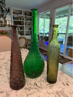 Empoli MCM glass bottles