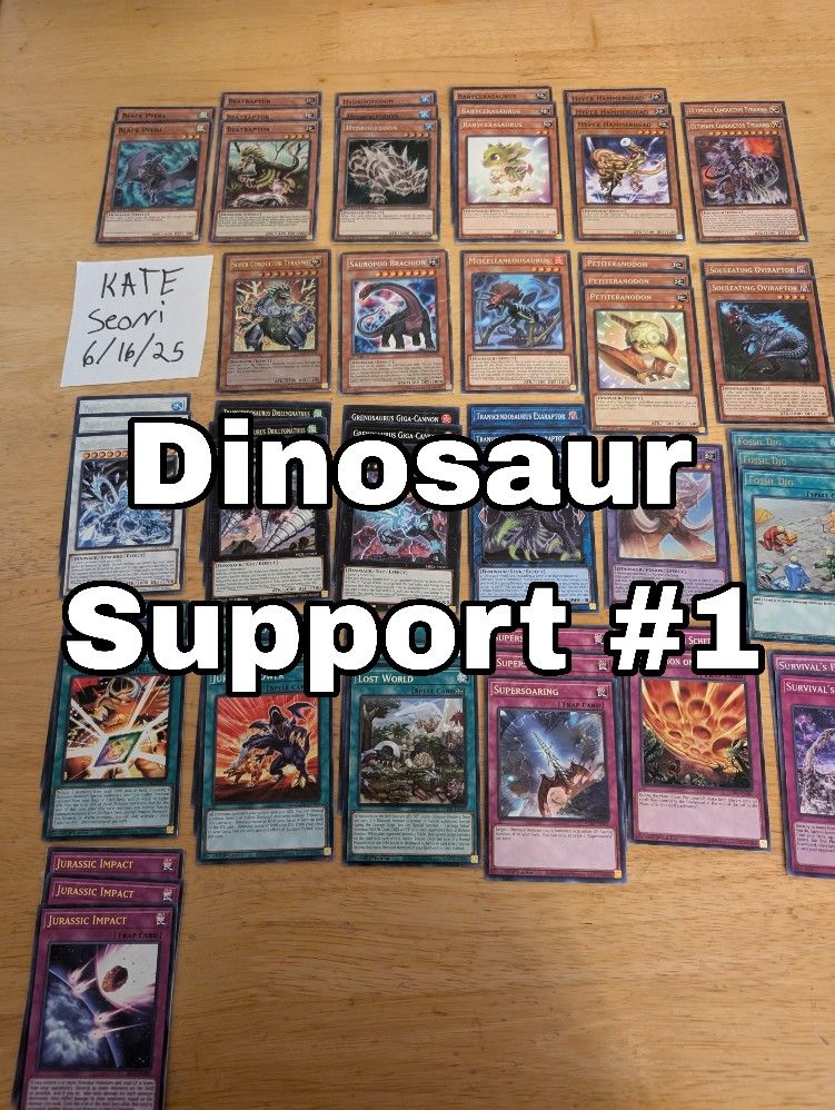 Yu-Gi-Oh Dinosaur Support #1