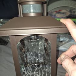 2 Pack Motion Sensor Outdoor Wall Lantern