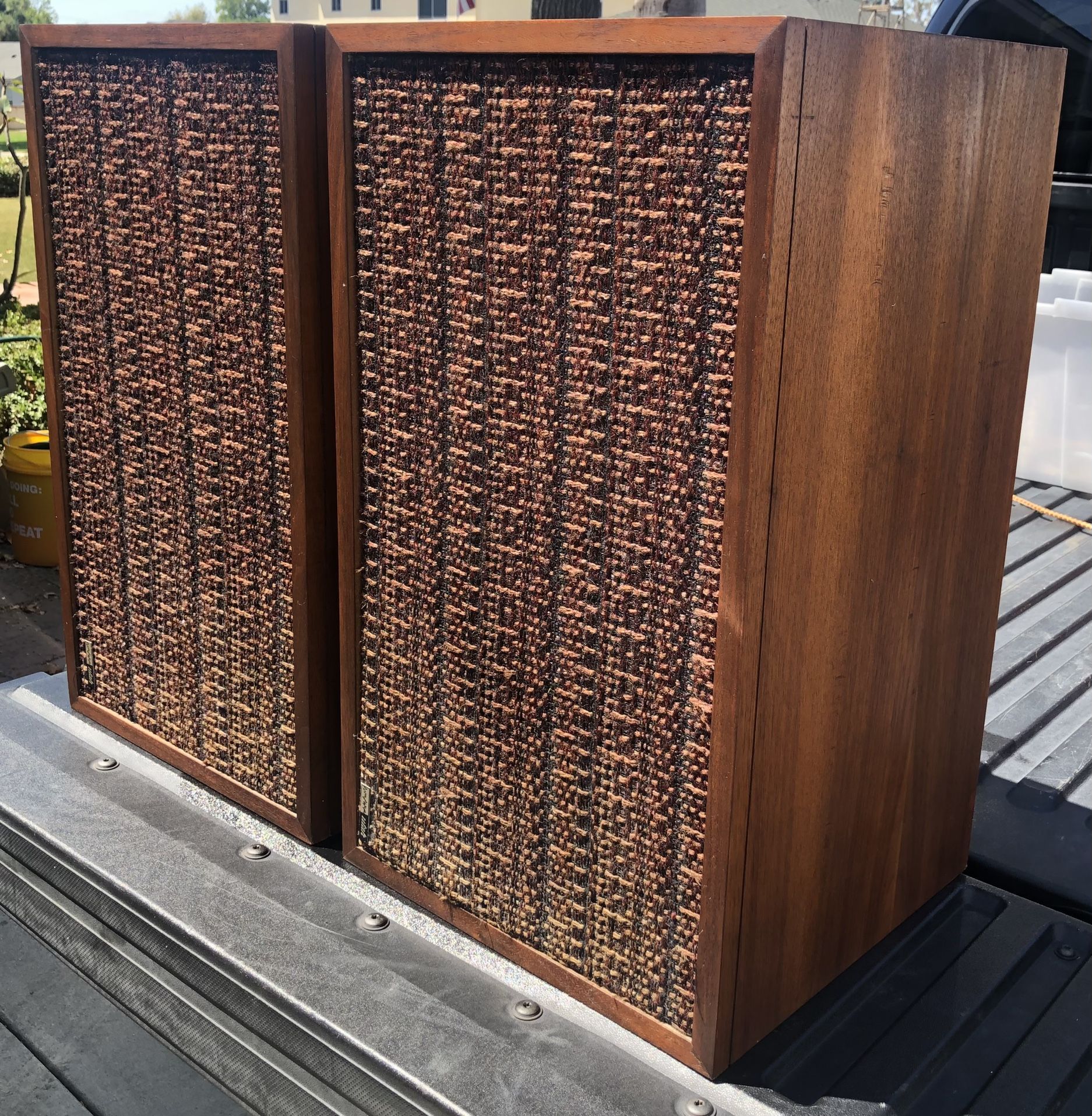 Vintage Mid Century Speakers — Utah Heritage HS-5A (3-way Speakers) 1970’s — Untested