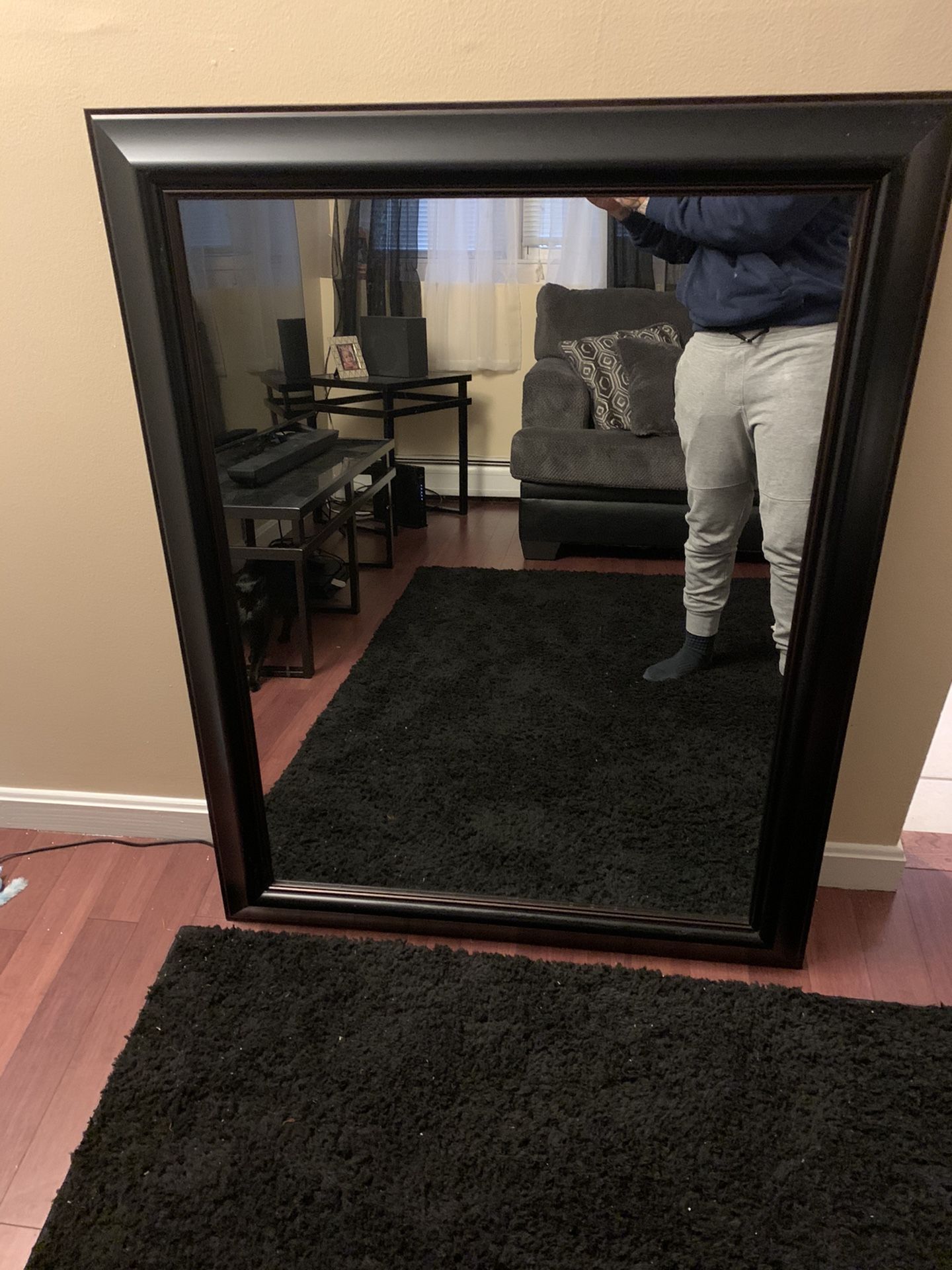 Huge wall mirror