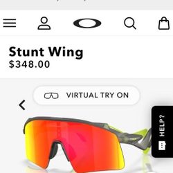 Oakley Stunt Wing Sunglasses New
