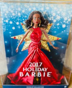 2017 Mattel Holiday Barbie Doll African American #DYX40 NRFB