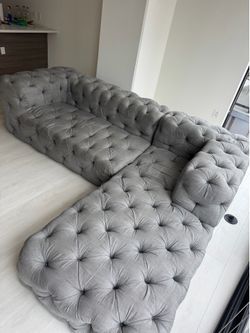 Restoration Hardware Soho Tufted Sectional