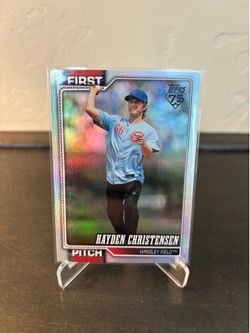 2026 Topps Series 2 First Pitch Hayden Christensen FP-15 | Star Wars Anakin Skywalker | Cubs Wrigley Field