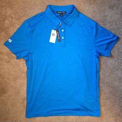 MICHAEL KORS BLUE POLO SHIRT [LARGE], GREAT CONDITION 