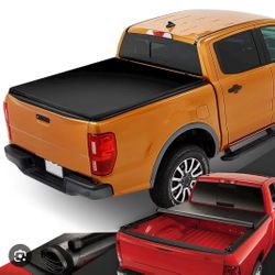 LA Zona Auto Parts 19 To 2024 Ford Ranger 5 Feet Roll Up Tonneau Cover Cubierto Tapa Para Troka Enrollada Viny 