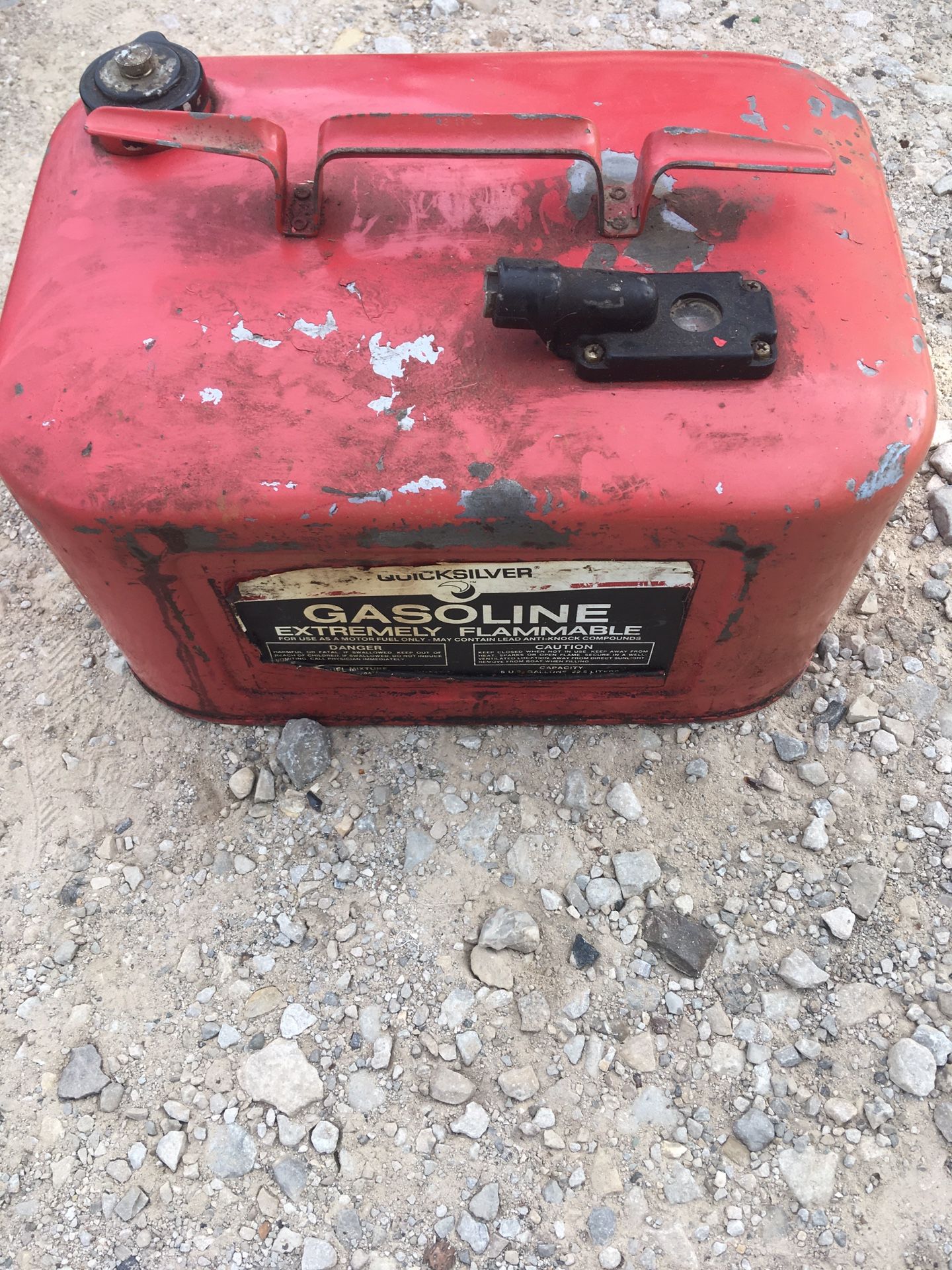 Metal quicksilver boat fuel tank