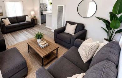 Living room 3 piece couch set