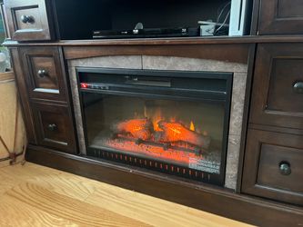 Electric Fireplace TV Stand Console
