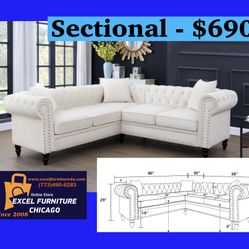 📦Free Delivery—Brand New Sofa, Couch, Sectional 
