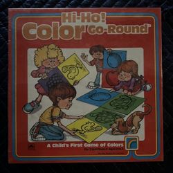 Vintage 1980s Board Game - Hi-Ho! Color Go-Round – New/Sealed – A Child’s First Game of Colors