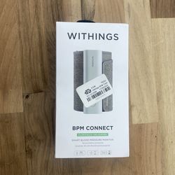 Withings BPM Connect - Digital Blood Pressure Cuff & Heart Rate Monitor - Blood Pressure Machine Arm Cuff, FDA Cleared, FSA/HSA Eligible, IOS & Androi