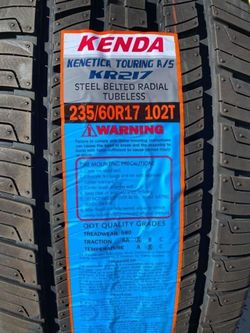 235/60/17 Tires New Set 
