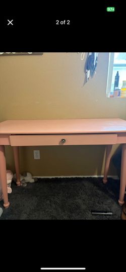 Pink Desk 