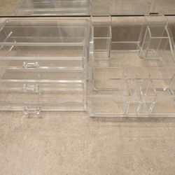 Clear Acrylic Makeup Organizers