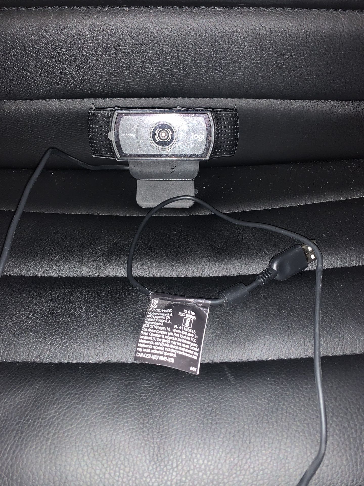 Logitech High Definition Web Cam 1080p $30