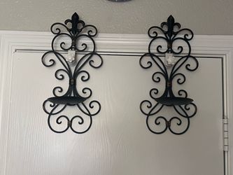 Black & Gold Wall Sconces