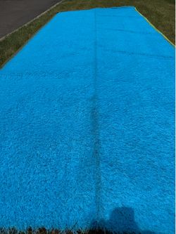 Large Blue Artificial Turf 6’ x 16’