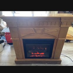 Beautiful Real Wood Fireplace Heater 42”X 44 Inches
