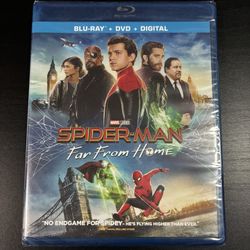 Spider-Man Far From Home Blu-Ray + DVD - New