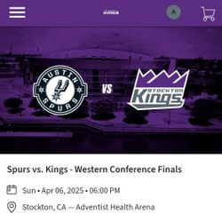 2 Stockton Kings Tickets