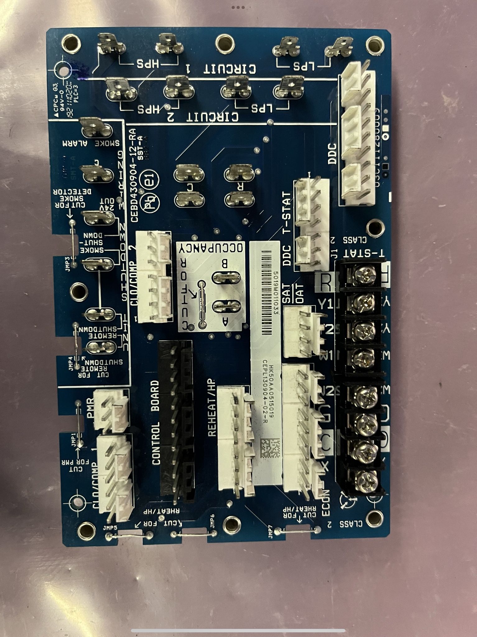 Carrier CEBD430904 12 RA Furnace Control Circuit Board CEPL130904 02 R HK50AA051