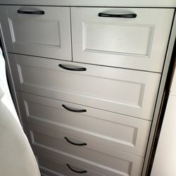 White Wood Dresser