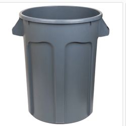Greenmade Trash Can, 32 Gallon, Gray