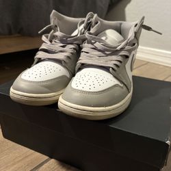 Air jordan 1 mid linen