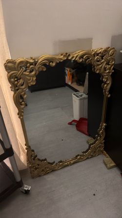 Gold mirrors x2
