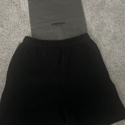 Black Essential Pants 