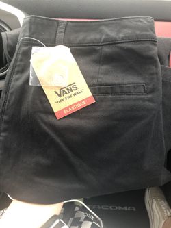 Black vans pants